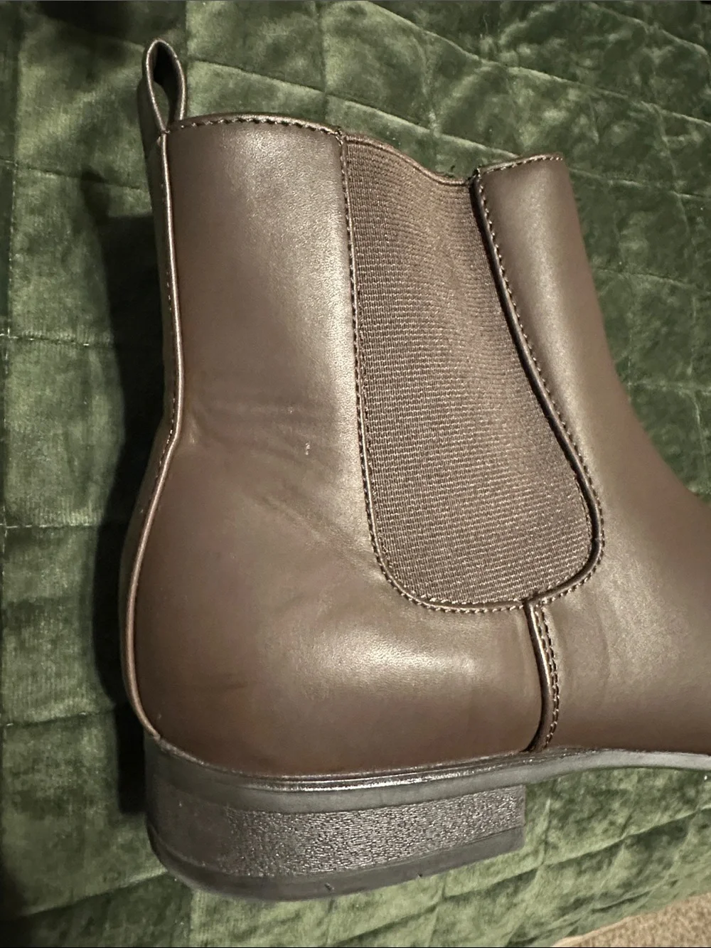 Calvin Klein Brown Leather Chelsea Chukka Boots
